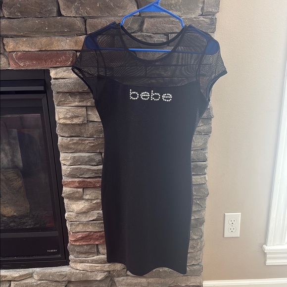 bebe Dresses & Skirts - Bebe Black Mesh Dress
